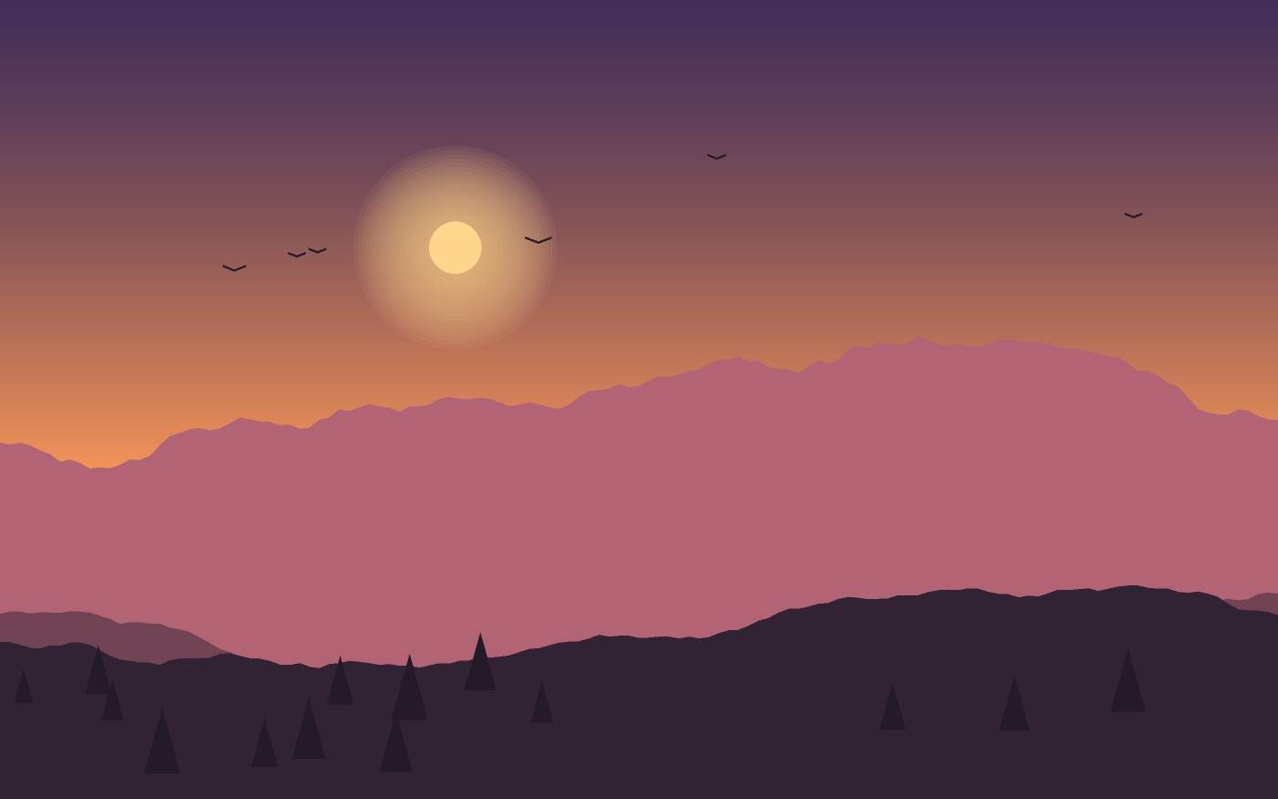 Landschaftsillustration