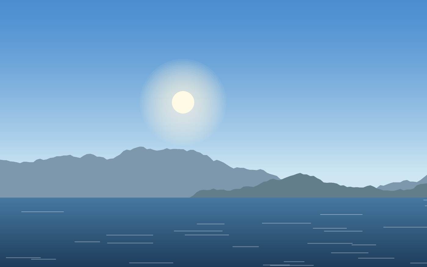Landschapsillustratie