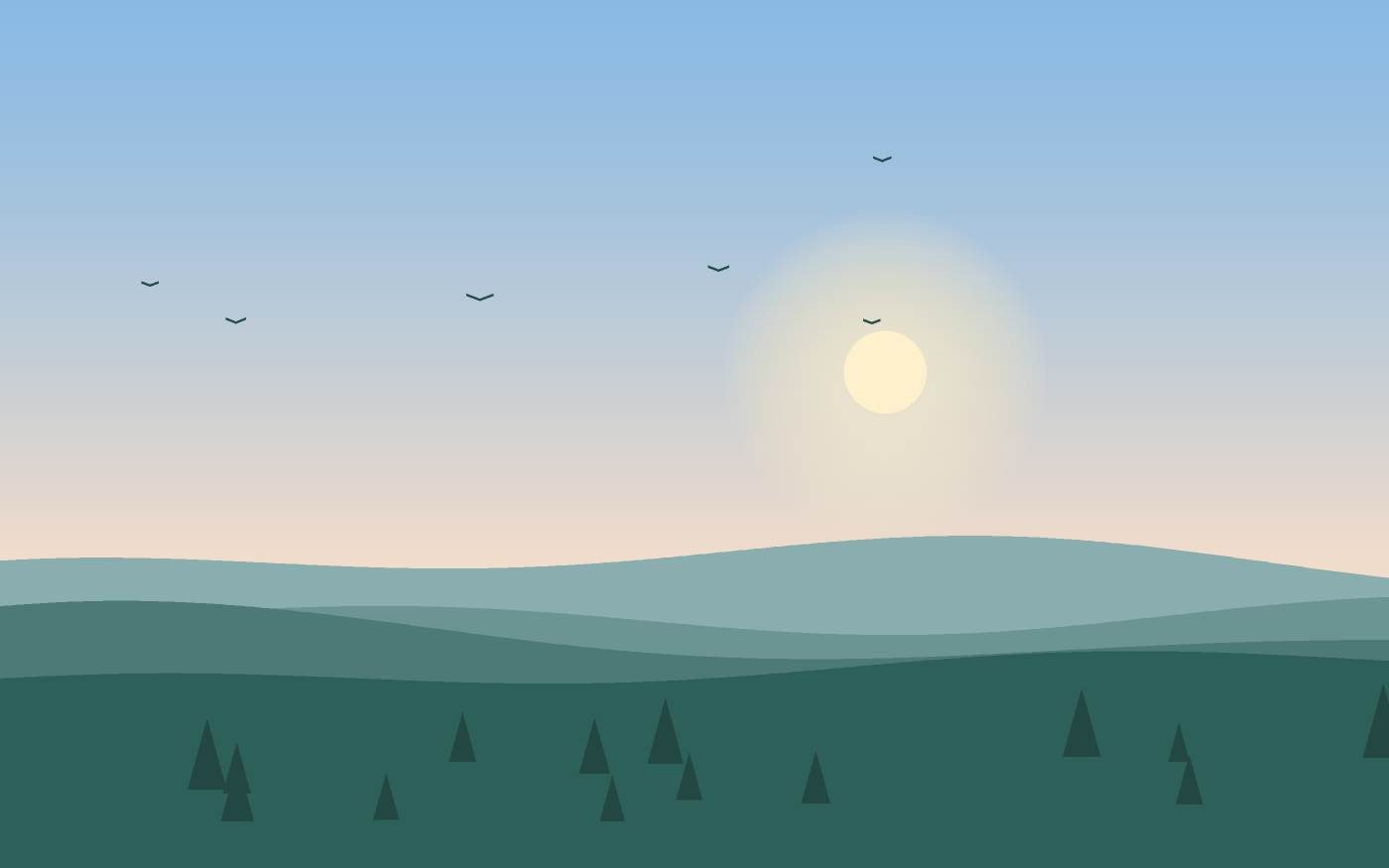 Landschapsillustratie