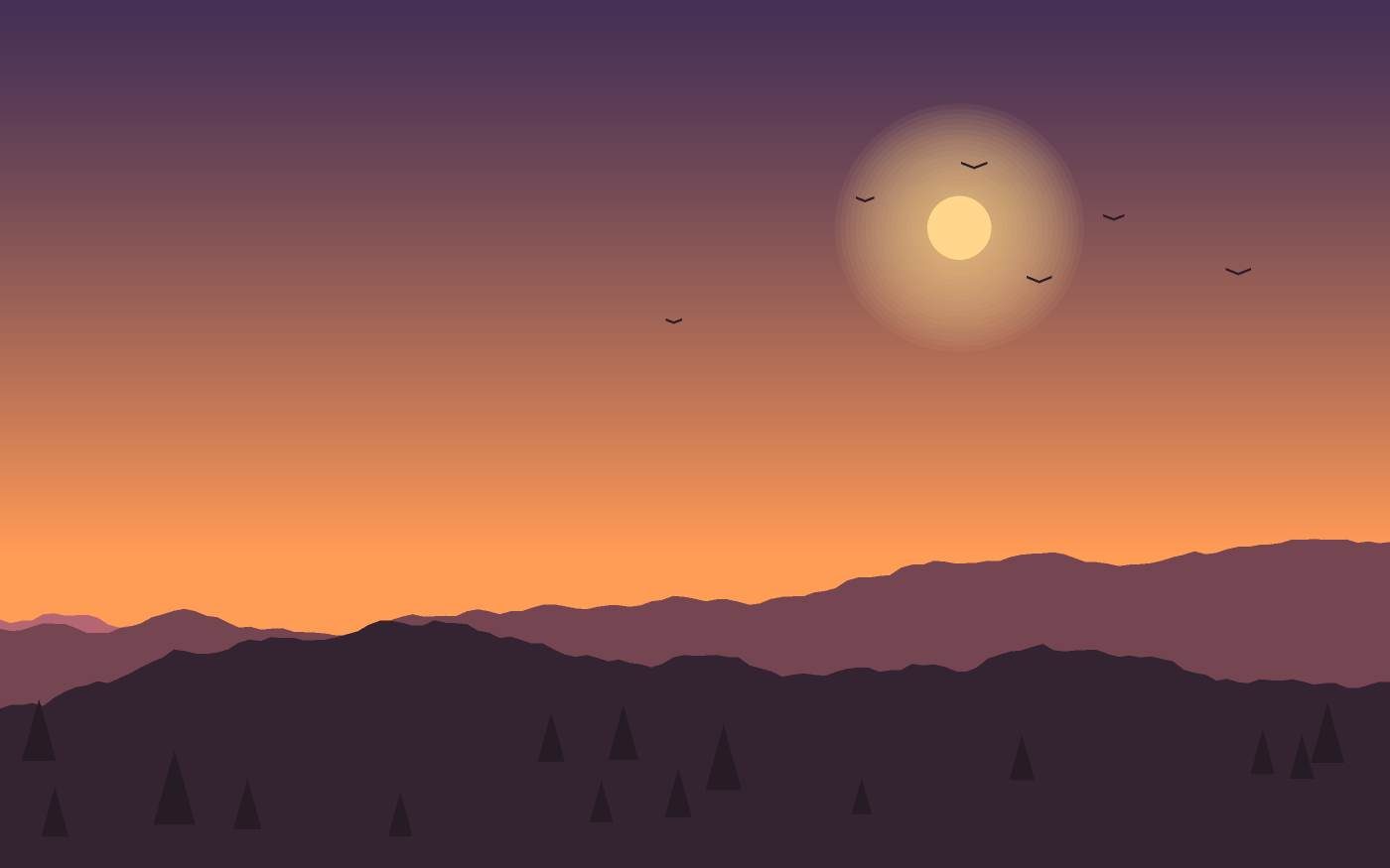 Landschapsillustratie