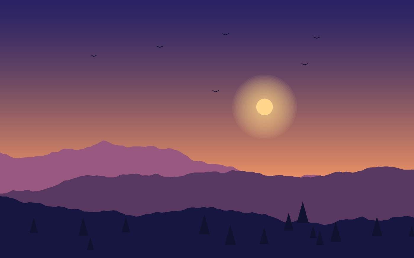 Landschaftsillustration