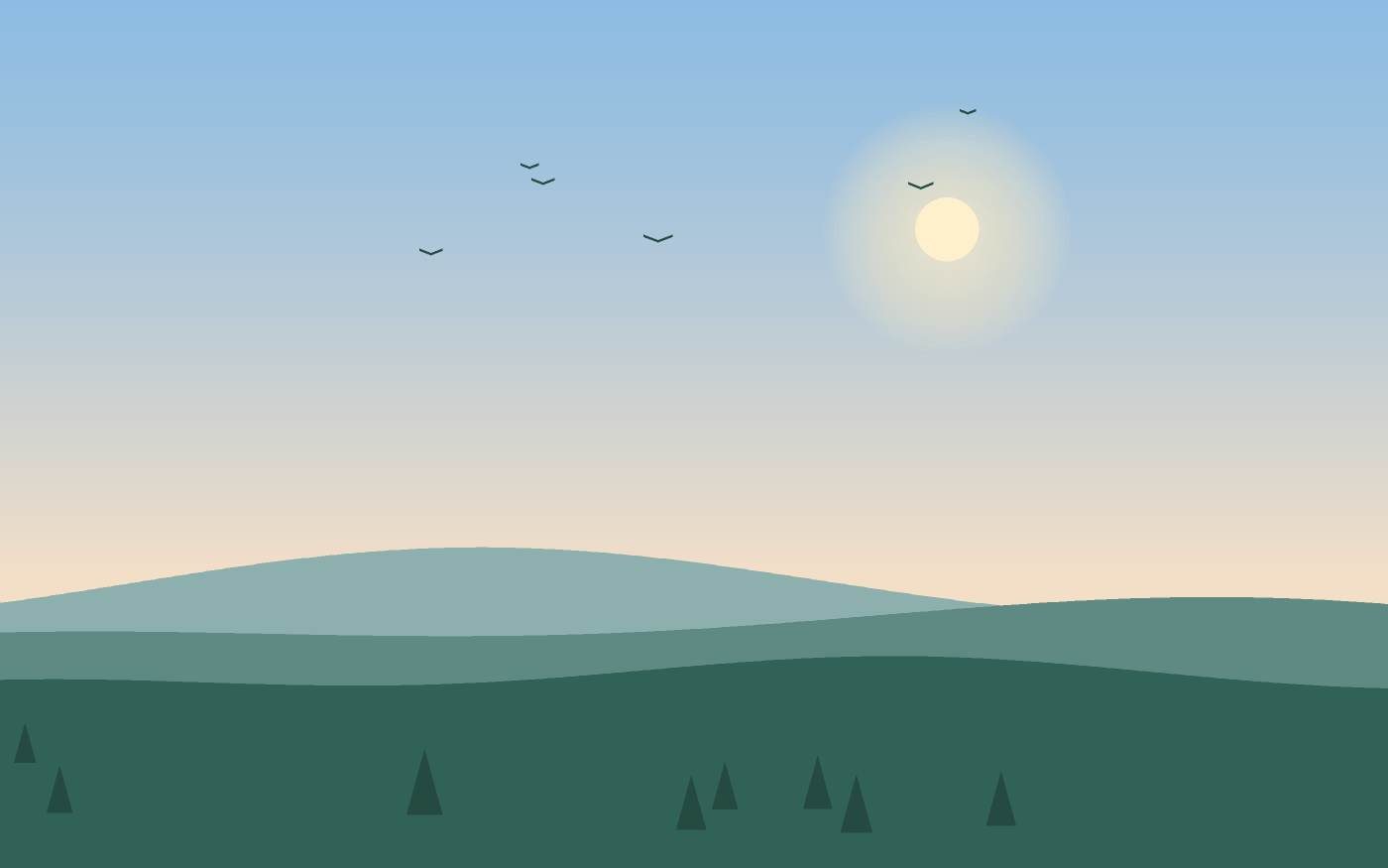 Ilustrace krajiny