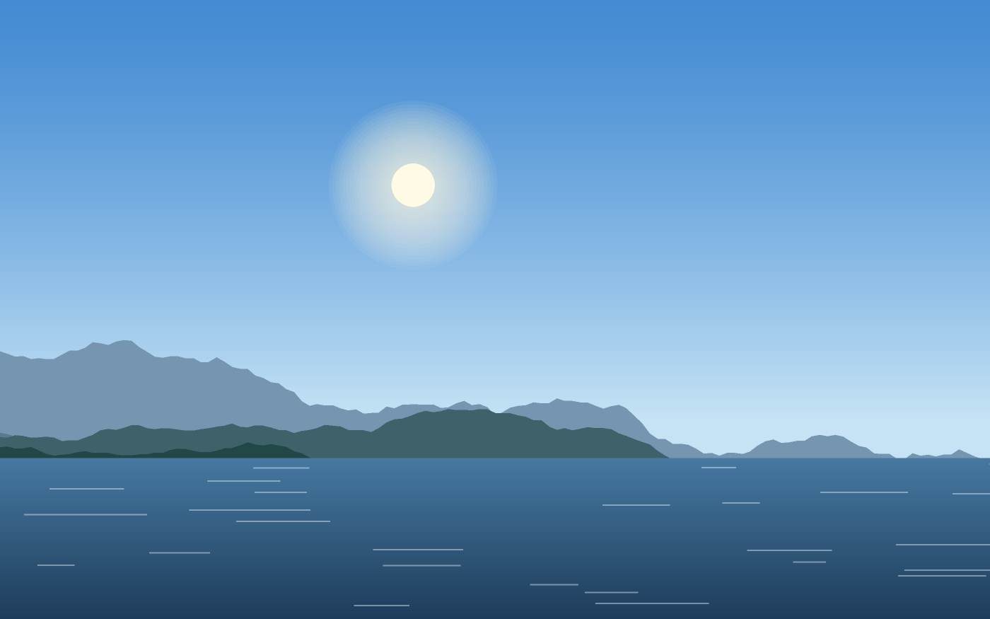 Landschaftsillustration