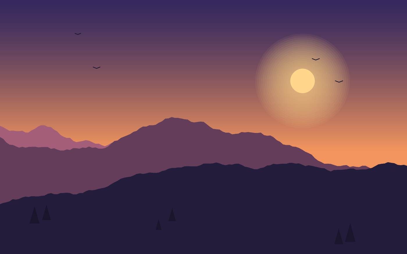 Landschaftsillustration