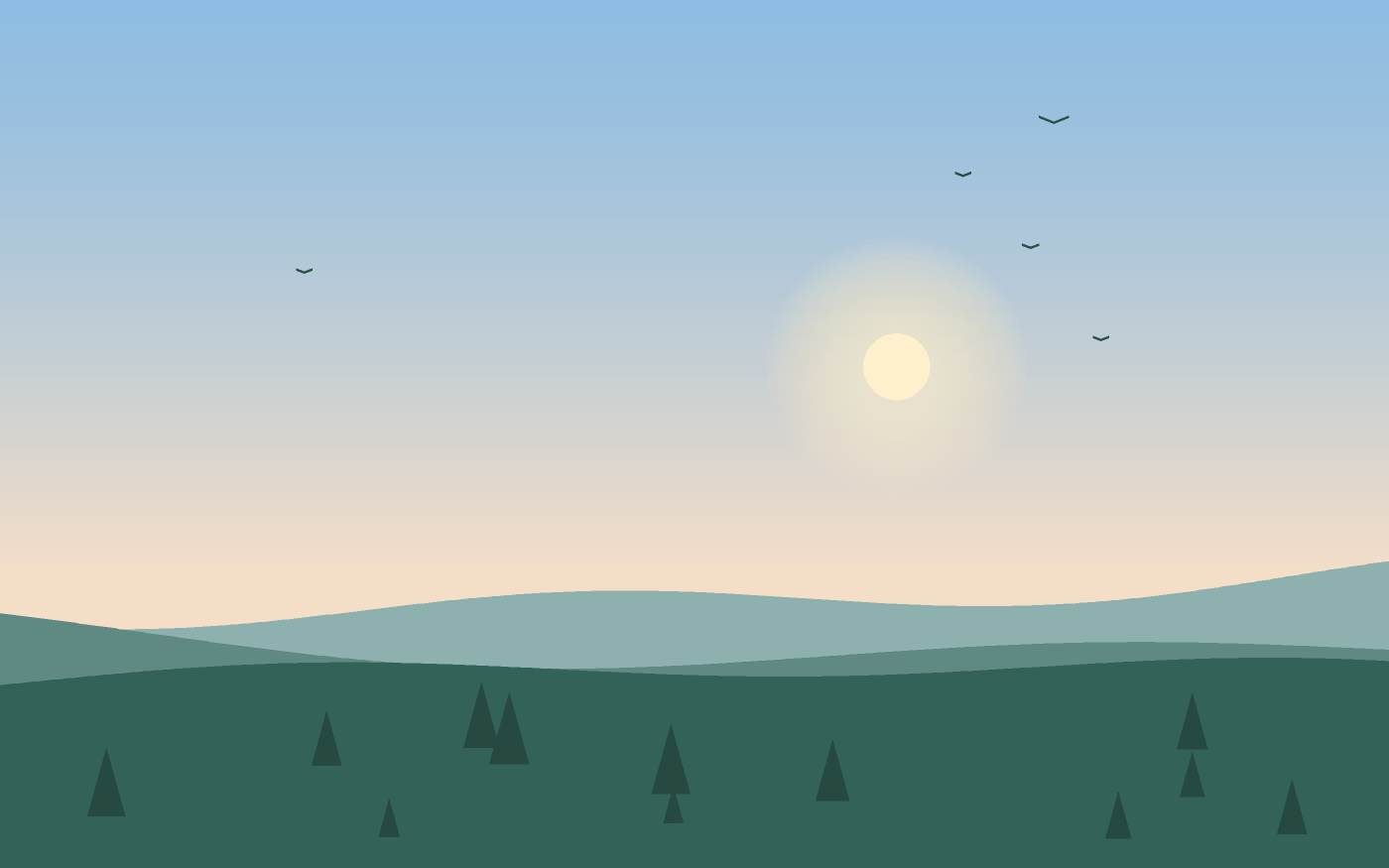 Landschapsillustratie