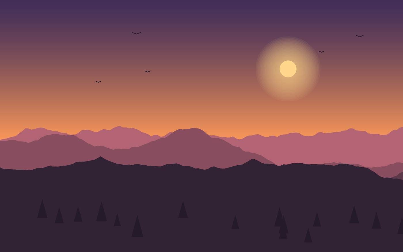 Landschapsillustratie