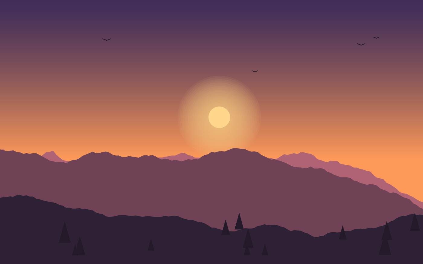 Landskapsillustration